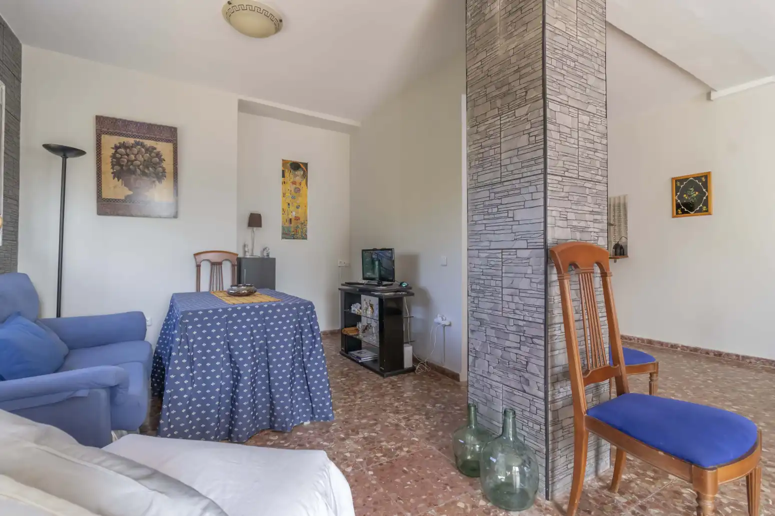 Sala de estar de Casa o chalet en venta en Guillena con Jardín privado, Terraza y Piscina