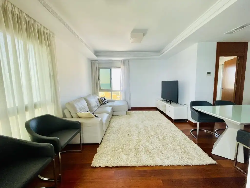 Sala d'estar de Dúplex en venda en La Manga del Mar Menor amb Aire condicionat, Calefacció i Jardí privat