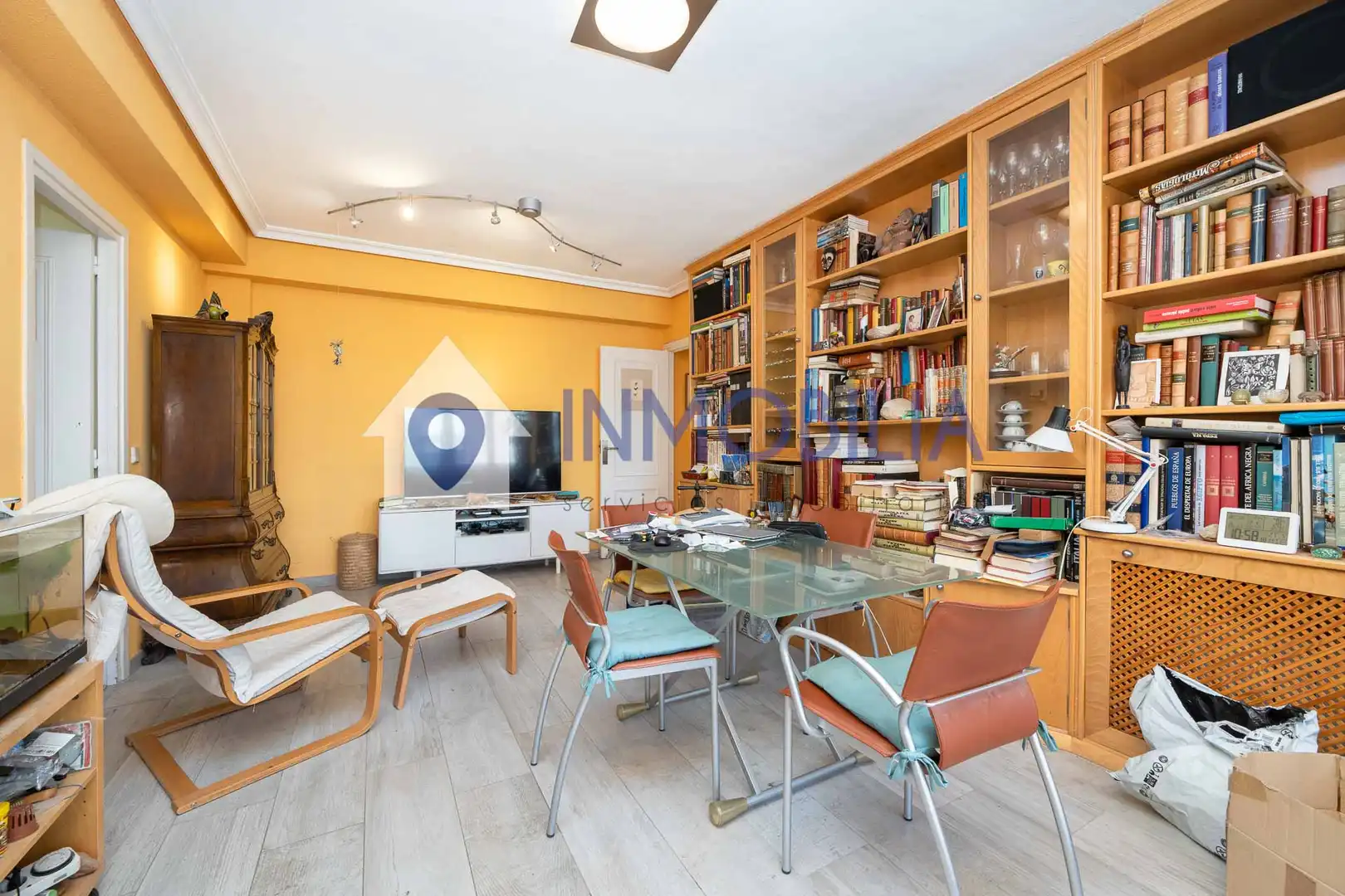 Sala d'estar de Pis en venda en Madrid amb Aire condicionat, Calefacció i Terrassa