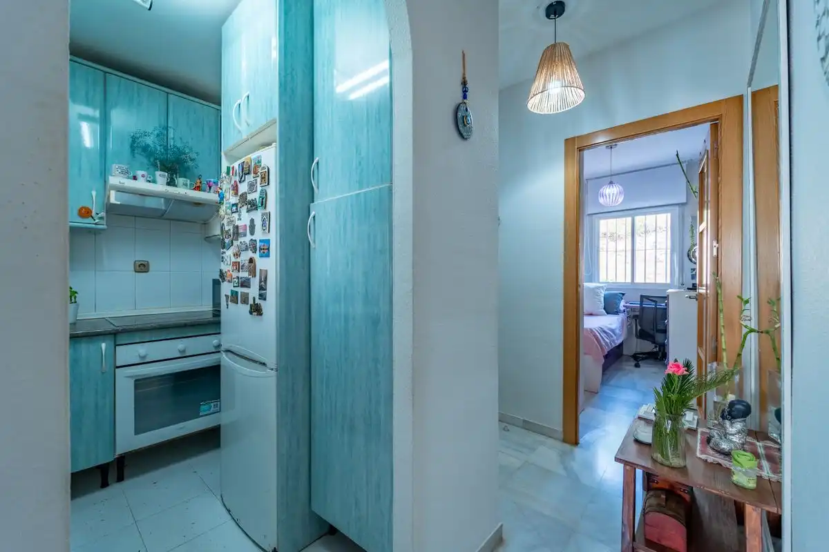 Cocina de Planta baja en venta en Rincón de la Victoria con Calefacción, Jardín privado y Terraza