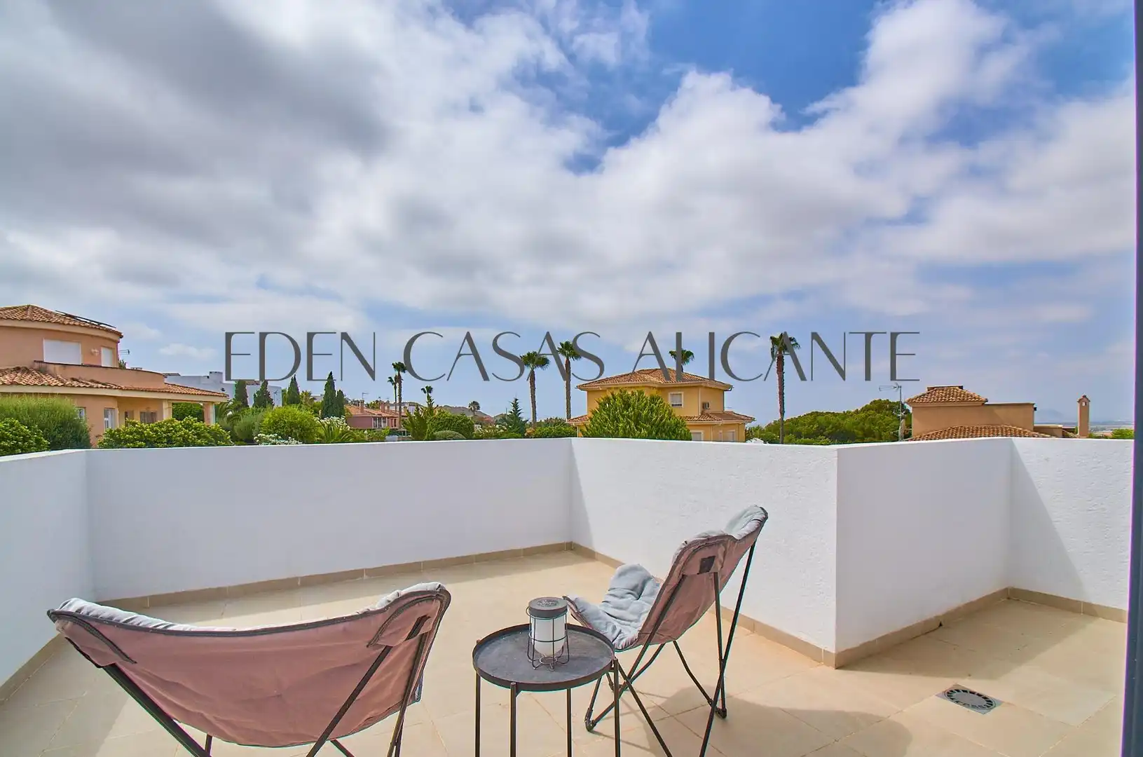 Terraza de Casa adosada en venta en Busot con Aire acondicionado, Calefacción y Jardín privado