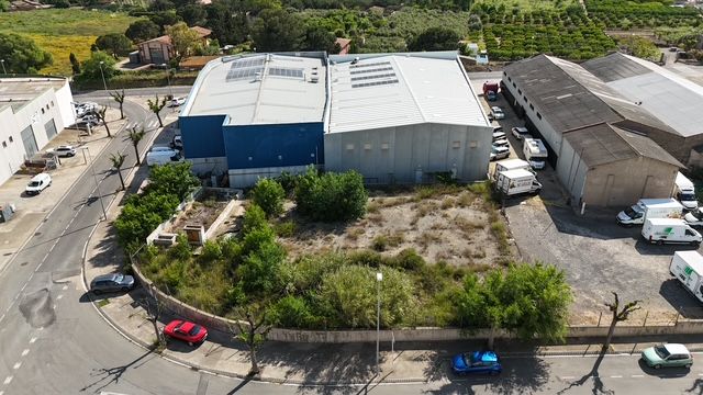 Vista exterior de Terreny industrial en venda en Riudoms