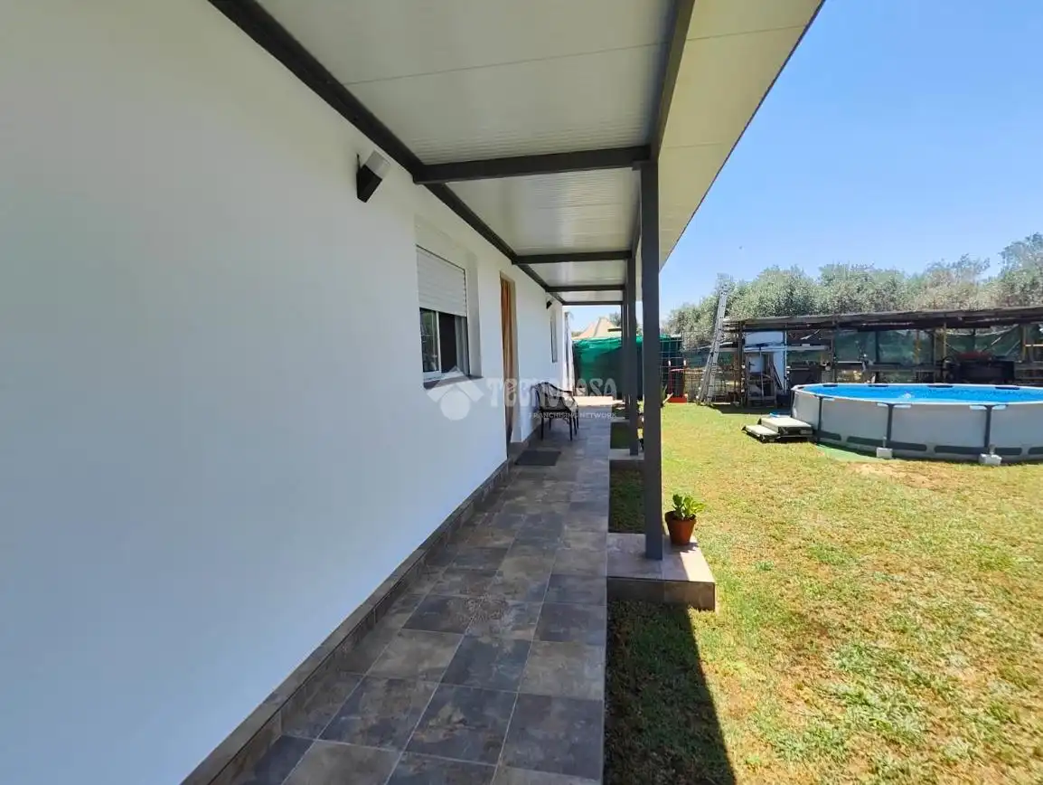 Jardí de Finca rústica en venda en Los Palacios y Villafranca amb Aire condicionat i Terrassa