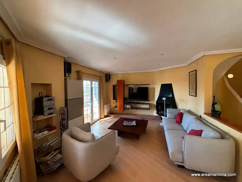 Living room of Detached homes for sale in Alboraya  with Air Conditioner, Parquet flooring and Terrace