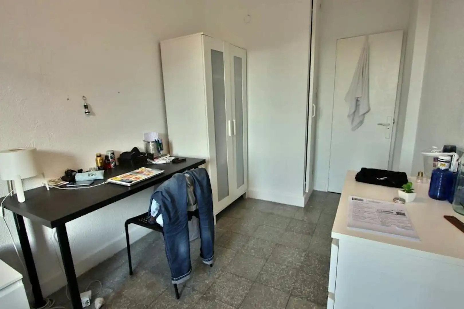 Küche von Wohnung zur untervermieten in Valencia mit Heizung, Waschmaschine und Fernseher