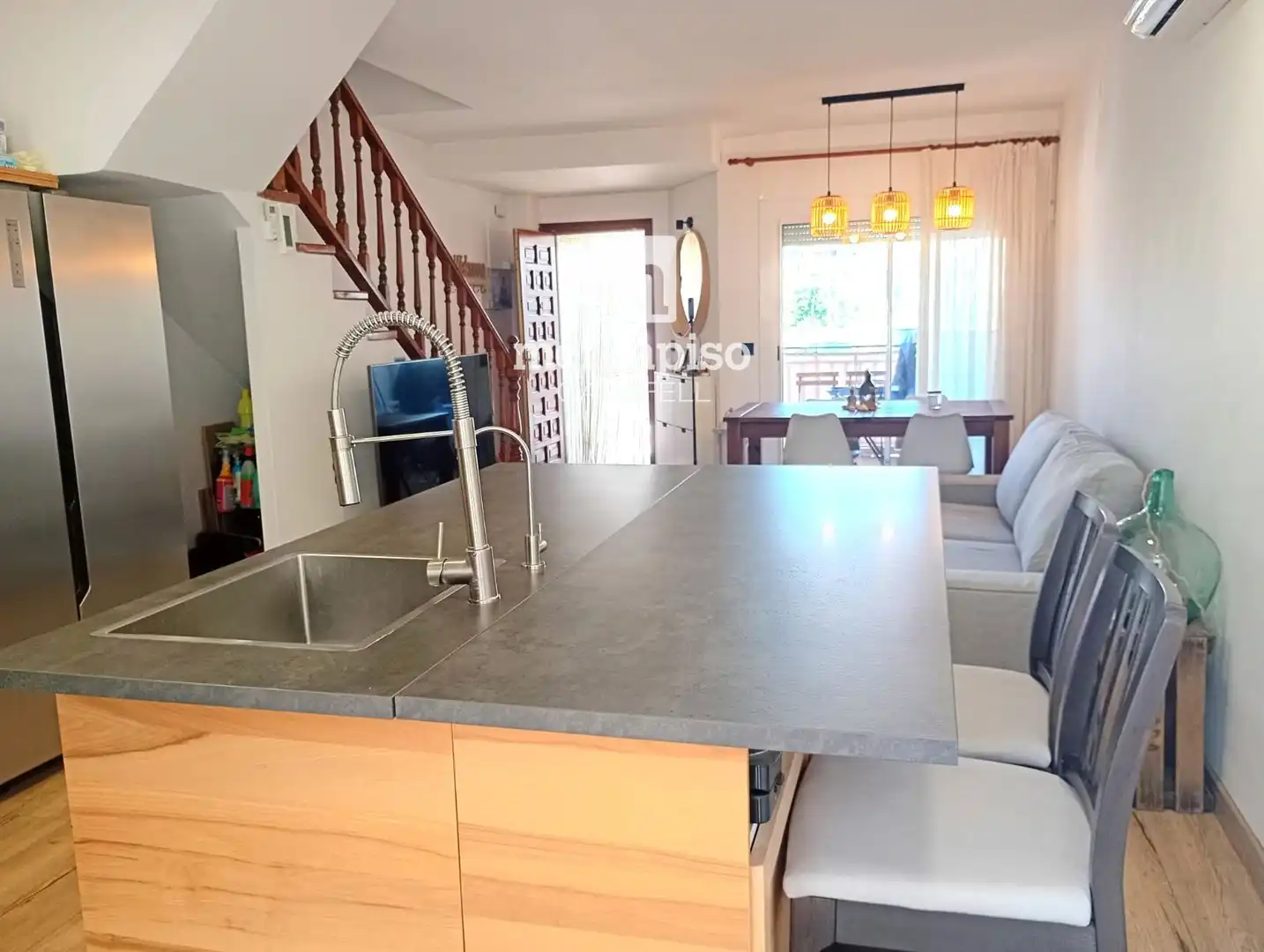 Cocina de Casa adosada en venta en Cunit con Aire acondicionado y Trastero