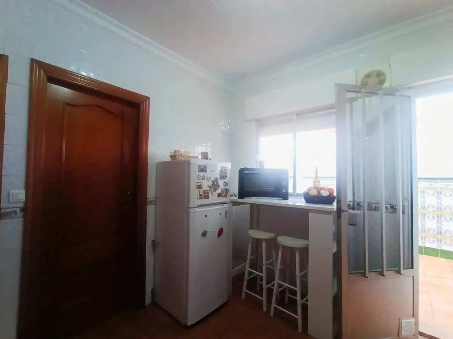 Cocina de Casa o chalet en venta en Valencia del Ventoso con Terraza y Balcón