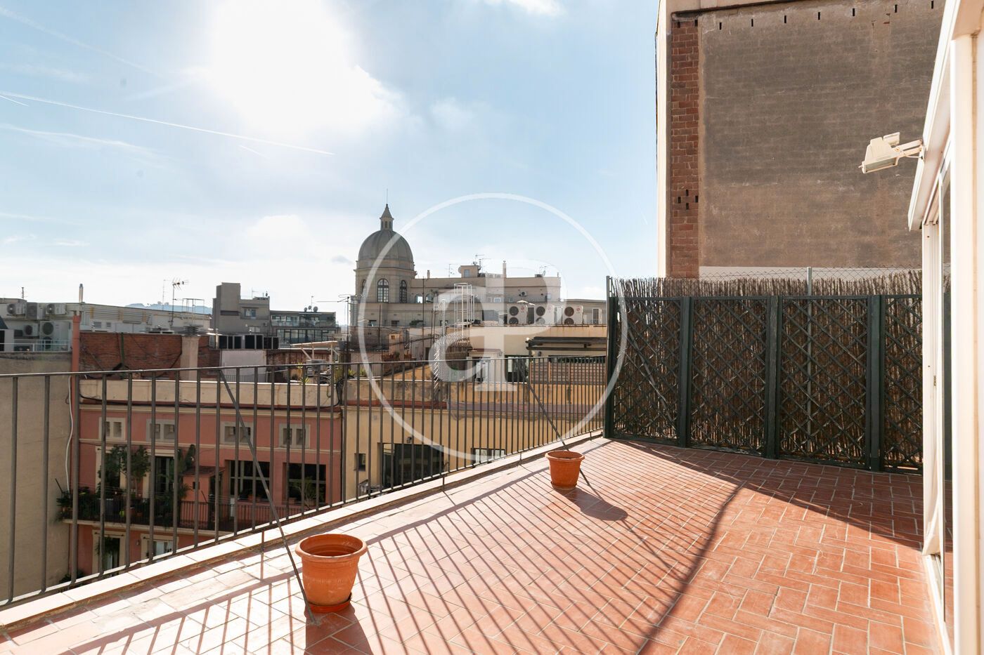 Terrace of Attic to rent in  Barcelona Capital  with Air Conditioner, Heating and Furnished