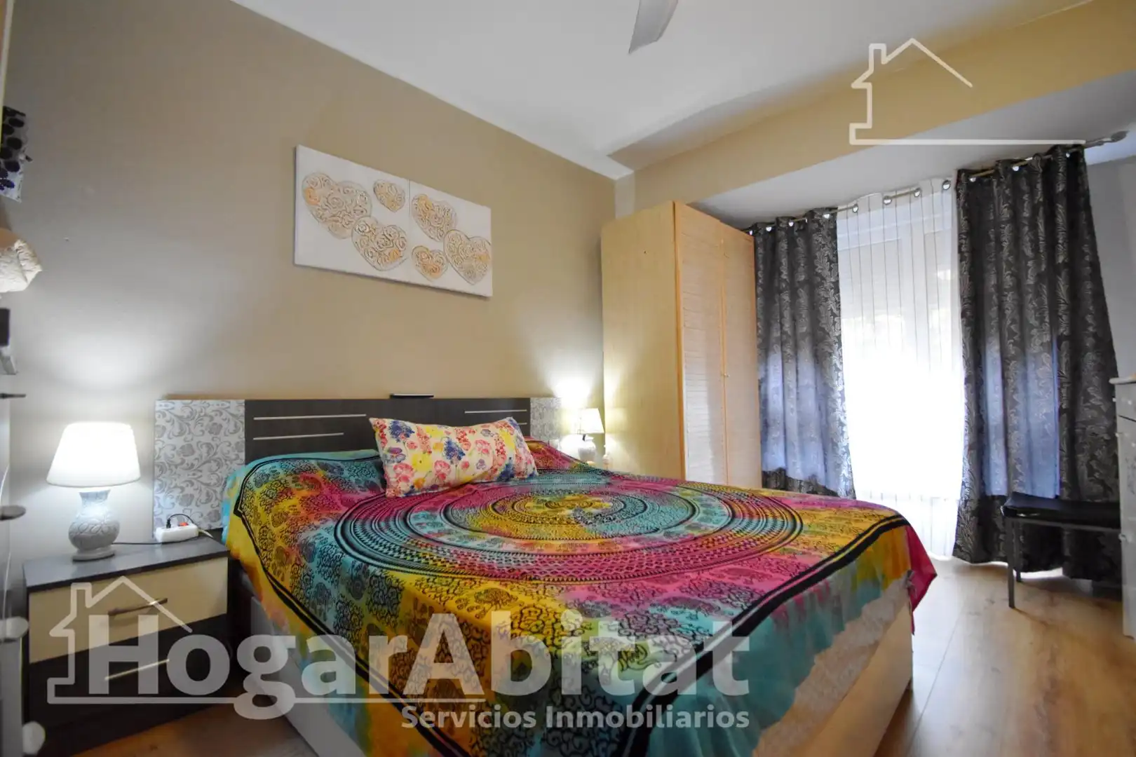 Bedroom of Flat for sale in Oliva  with Air Conditioner, Heating and Terrace