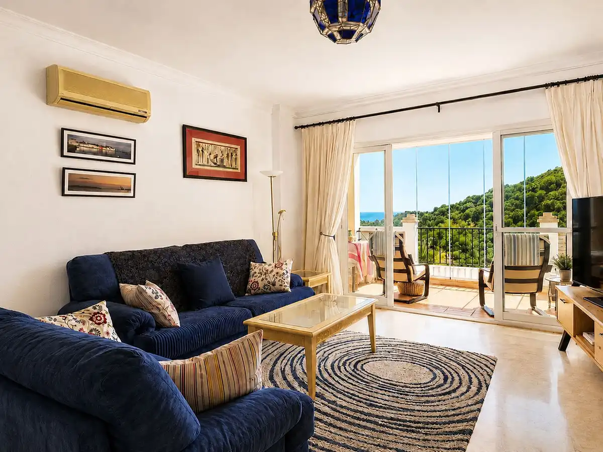 Living room of Apartments for sale in Mijas  with Air Conditioner, Heating and Terrace