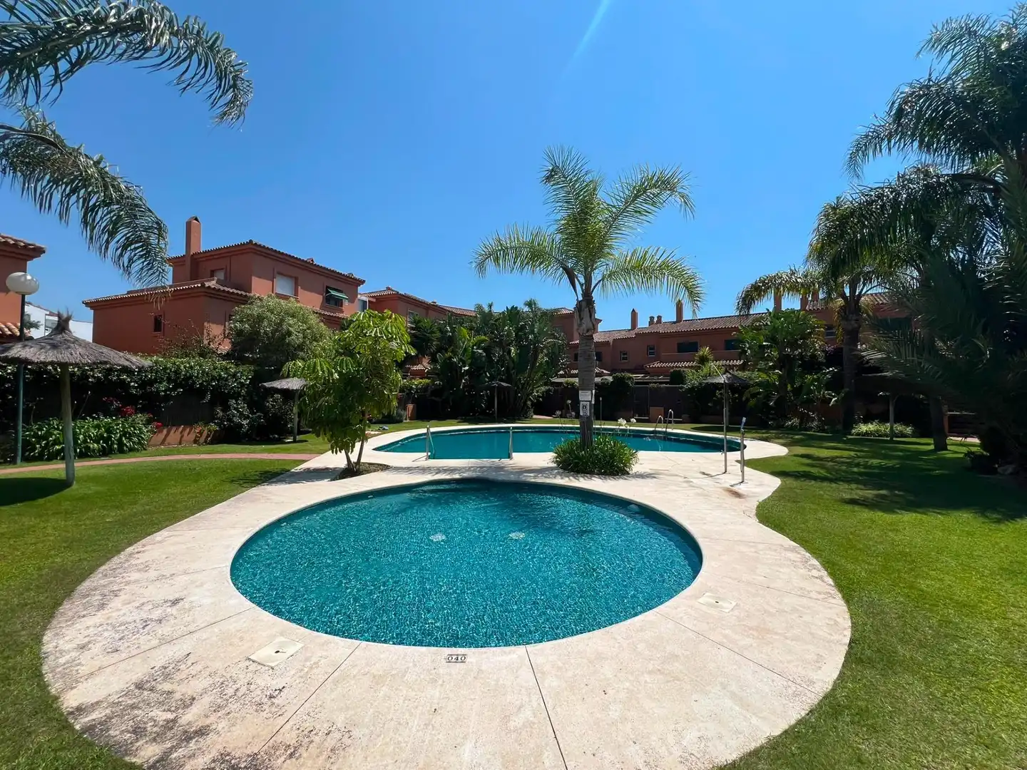 Garden of Detached homes for rent in El Puerto de Santa María  with Air Conditioner, Heating and Private garden