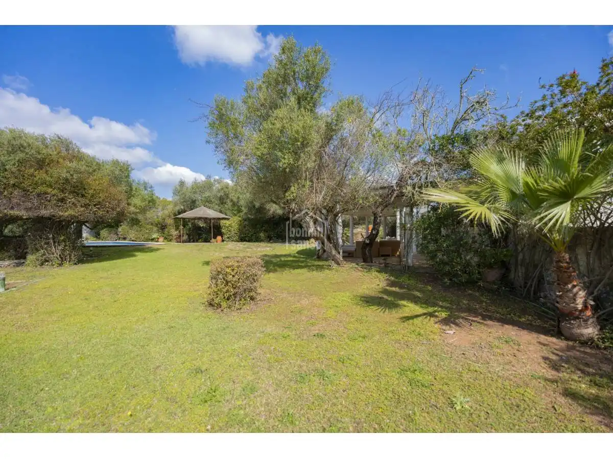 Garden of Country homes for sale in Maó - Mahón  with Private garden, Terrace and Swimming Pool