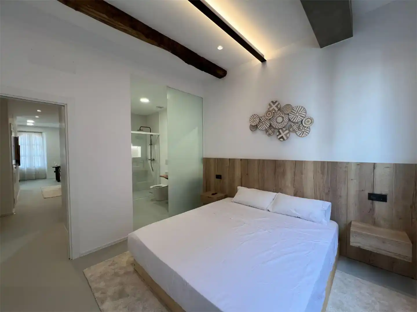 Schlafzimmer von Wohnung zur Miete in Ferrol mit Balkon