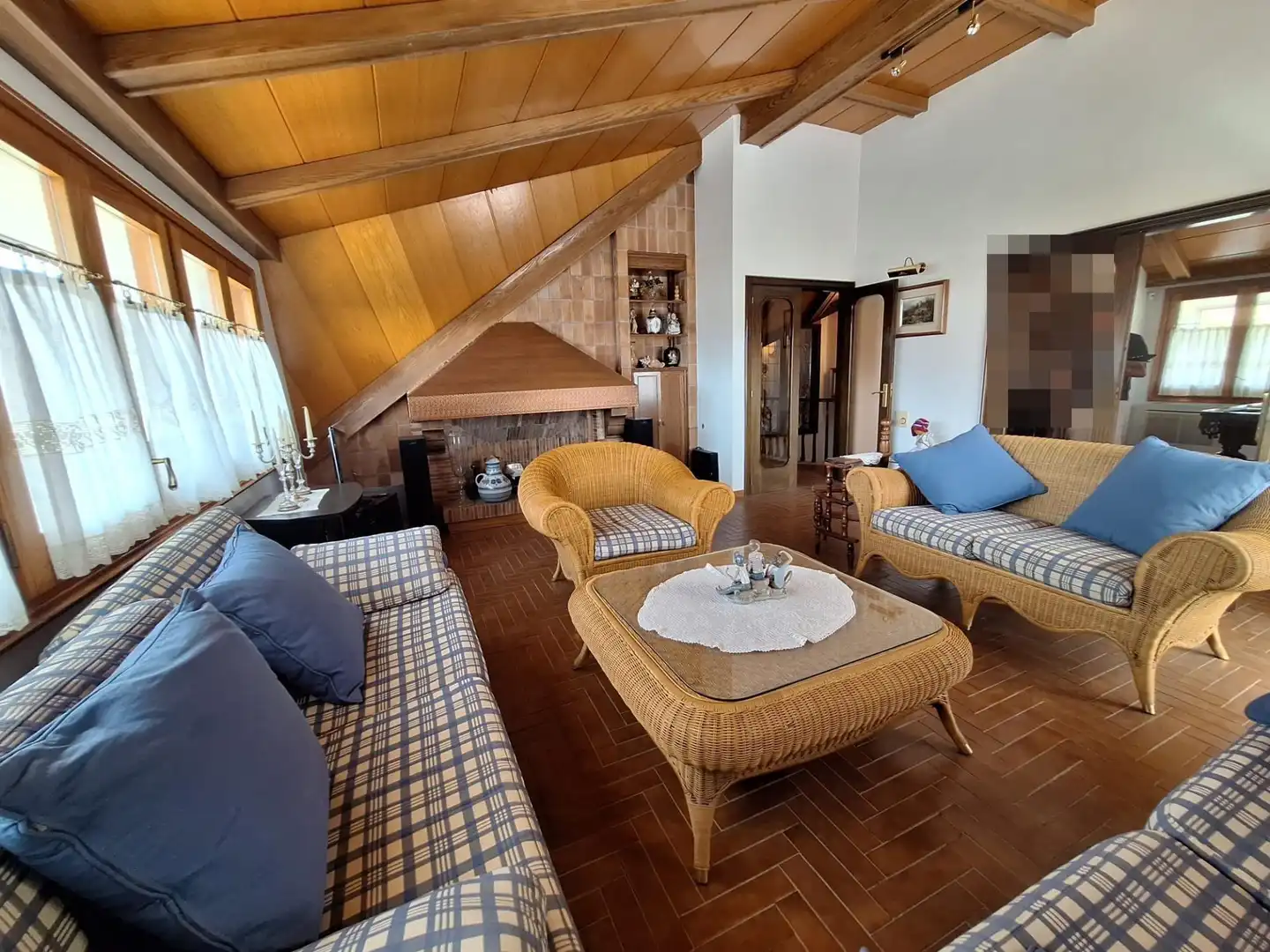 Sala d'estar de Casa o xalet en venda en Castellar del Vallès amb Aire condicionat, Calefacció i Jardí privat