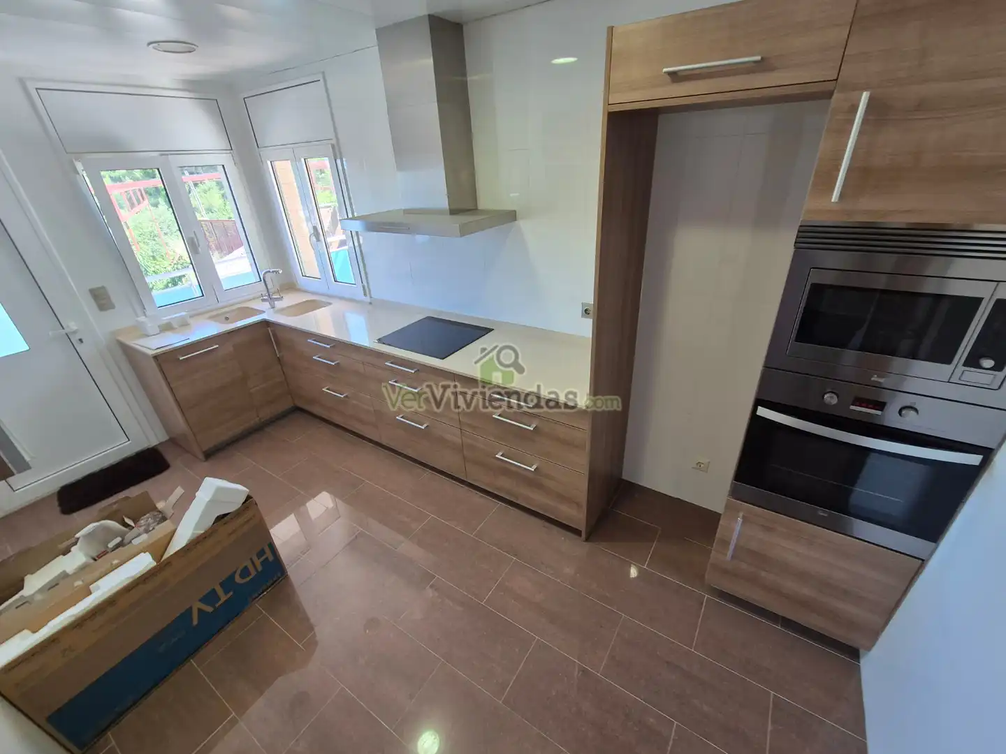 Cocina de Casa o chalet en venta en Vallirana con Aire acondicionado, Calefacción y Jardín privado
