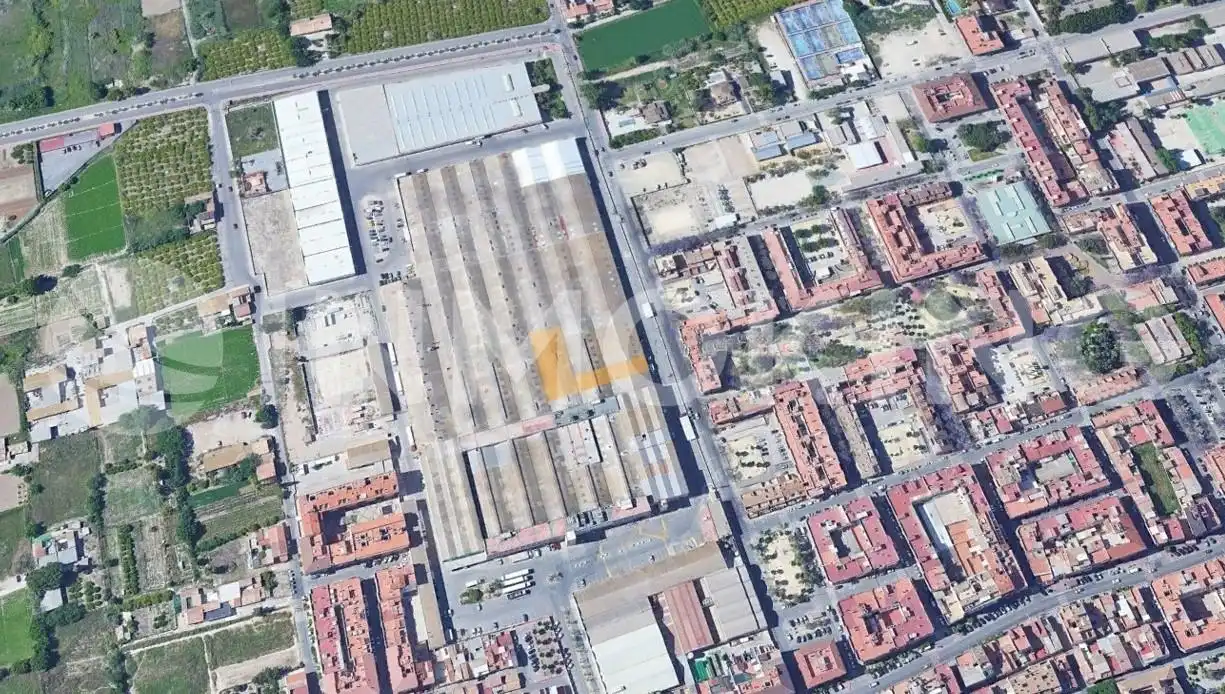 Vista exterior de Nau industrial en venda en Murcia