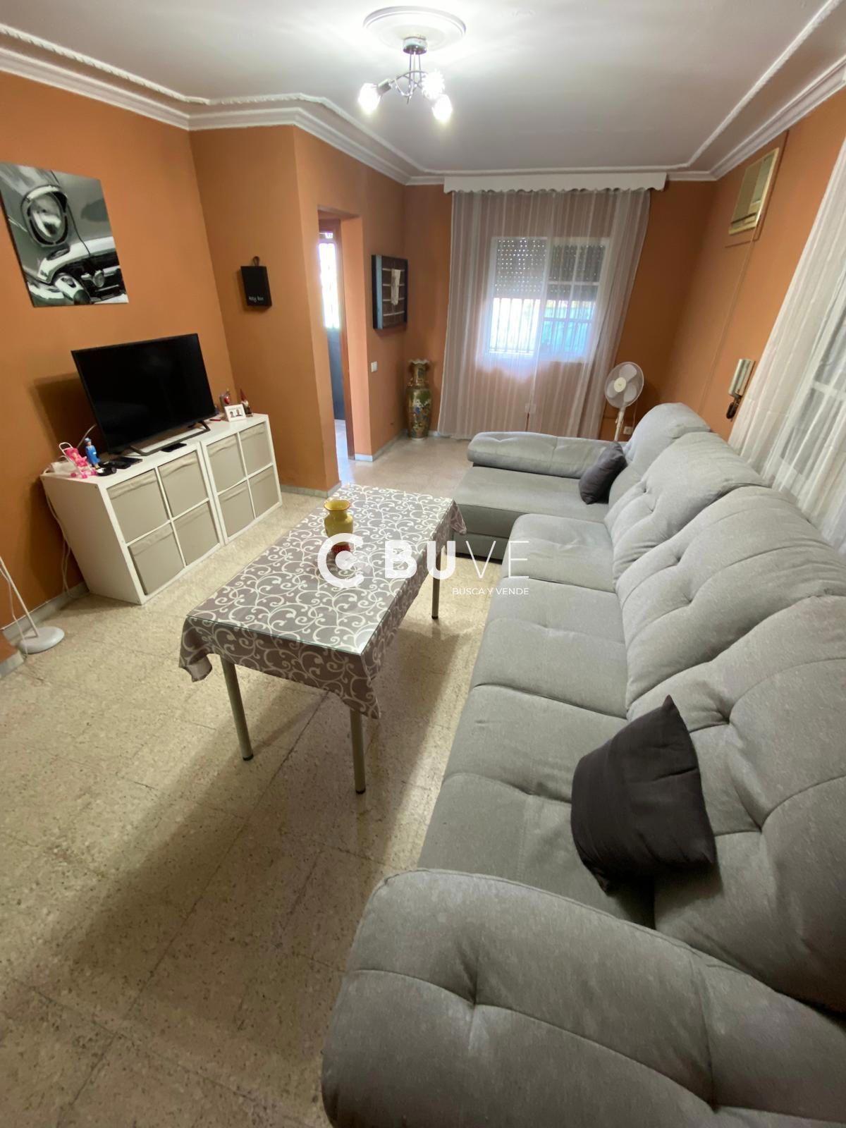 Living room of House or chalet for sale in Alcalá de Guadaira  with Air Conditioner, Storage room and Furnished