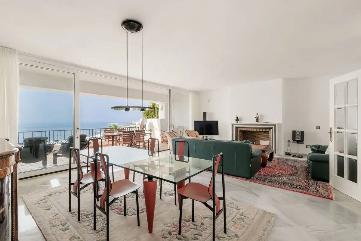 Comedor de Apartamento en venta en Torremolinos con Aire acondicionado, Terraza y Piscina comunitaria
