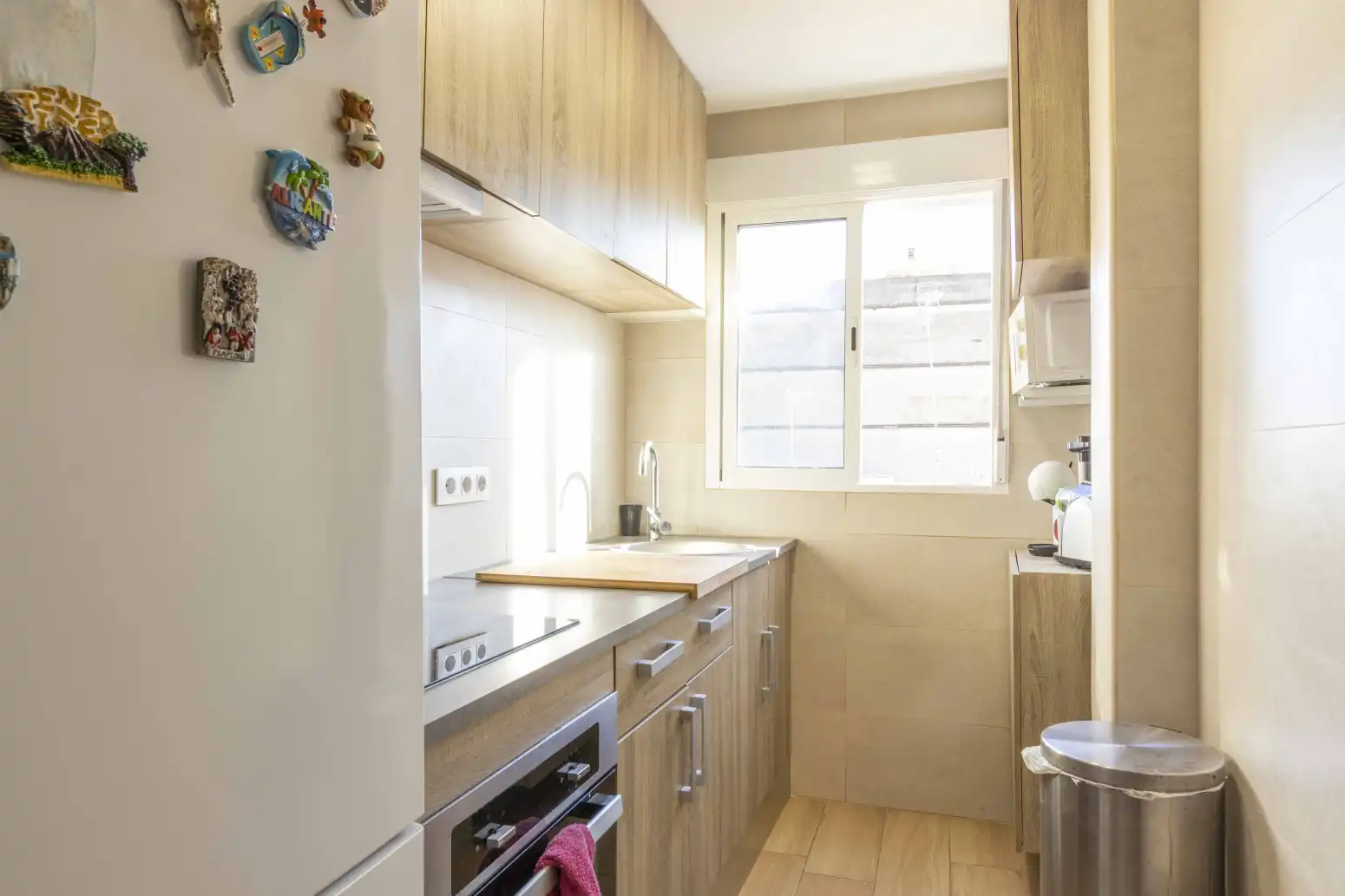 Küche von Wohnung zum Verkauf in Foios mit Klimaanlage und Balkon