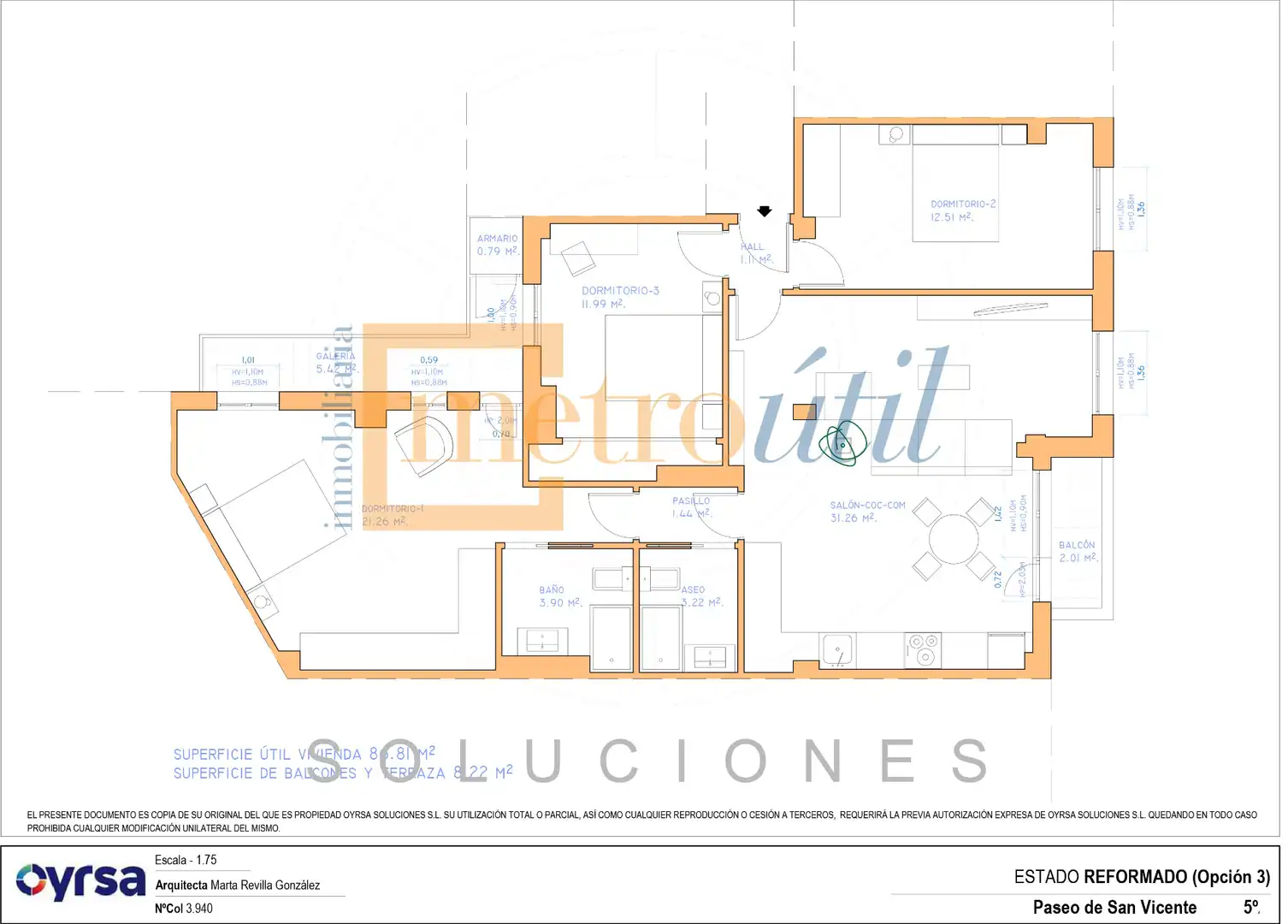 Appartamento con terrazza in vendita a Paseo de San Vicente, imagen 7