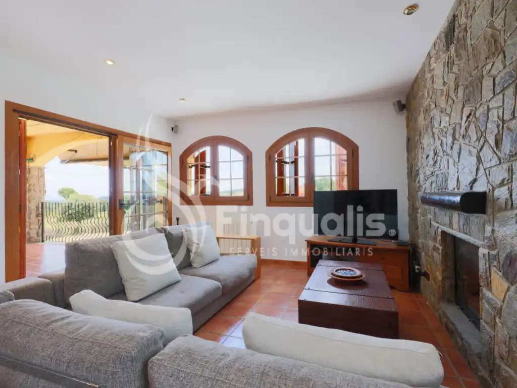 Sala de estar de Casa o chalet en venta en Santa Eulàlia de Ronçana con Aire acondicionado