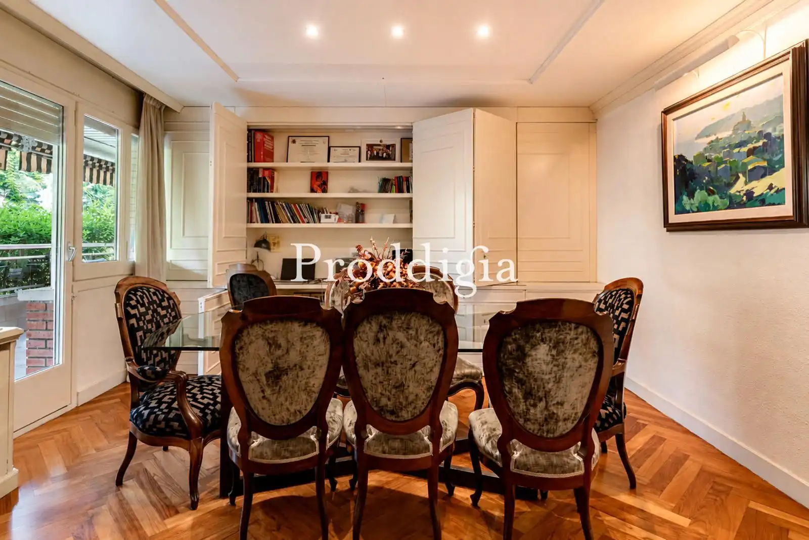 Comedor de Piso en venta en Sant Cugat del Vallès con Calefacción, Jardín privado y Terraza