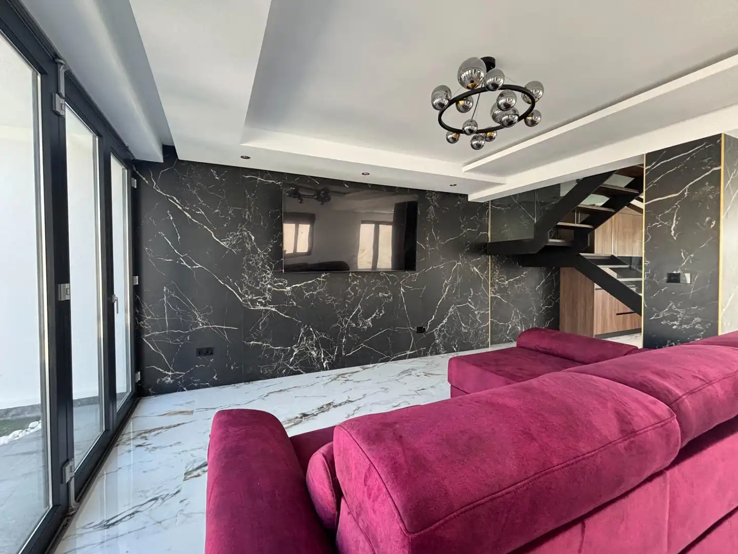 Sala de estar de Casa o chalet en venta en Cartagena con Aire acondicionado, Terraza y Piscina