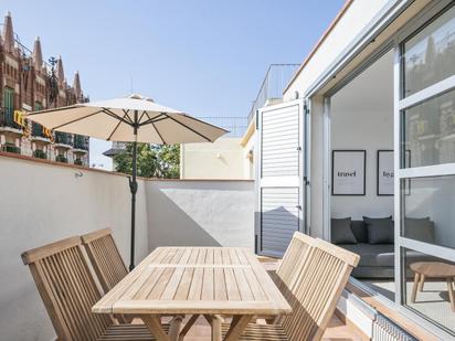 Terrace of Duplex to rent in  Barcelona Capital  with Air Conditioner, Terrace and Balcony