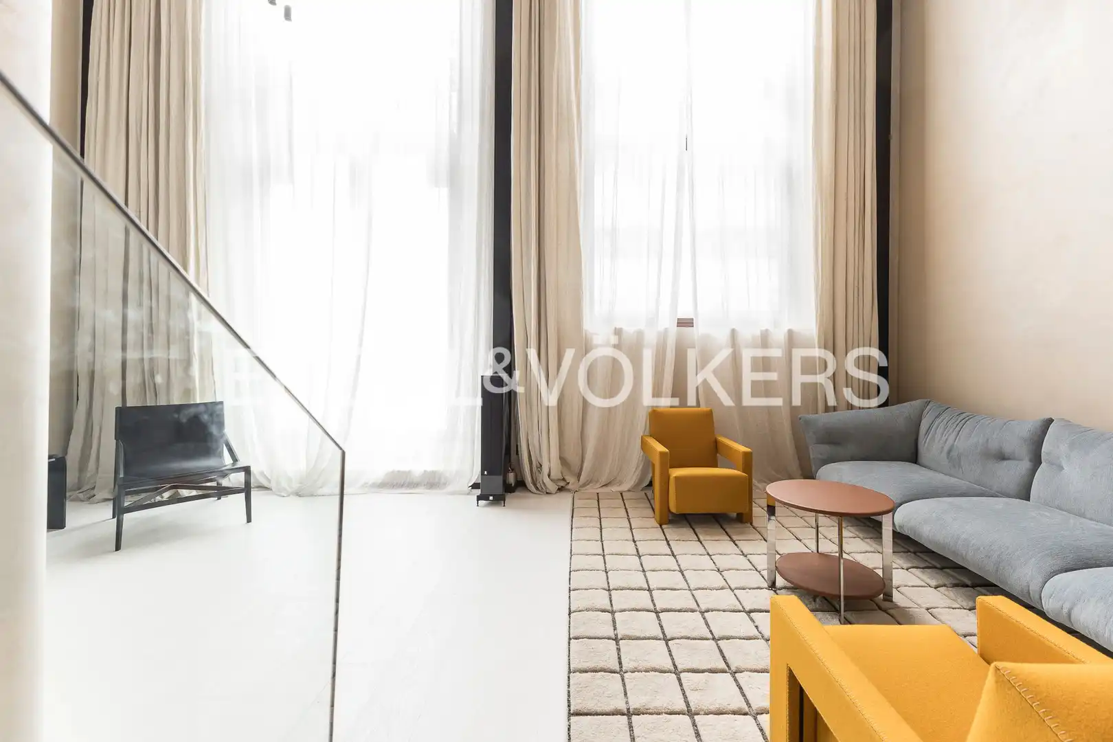 Wohnzimmer von Wohnung zur Miete in Barcelona mit Klimaanlage, Heizung und Parkett