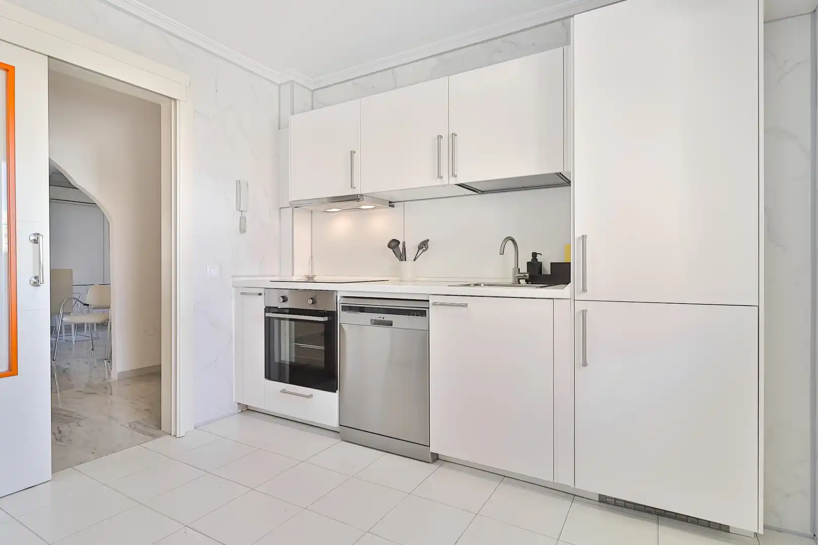 Cocina de Piso de alquiler en Málaga con Aire acondicionado, Amueblado y Internet