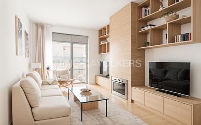 Sala d'estar de Apartament en venda en  Barcelona Capital amb Aire condicionat, Calefacció i Balcó
