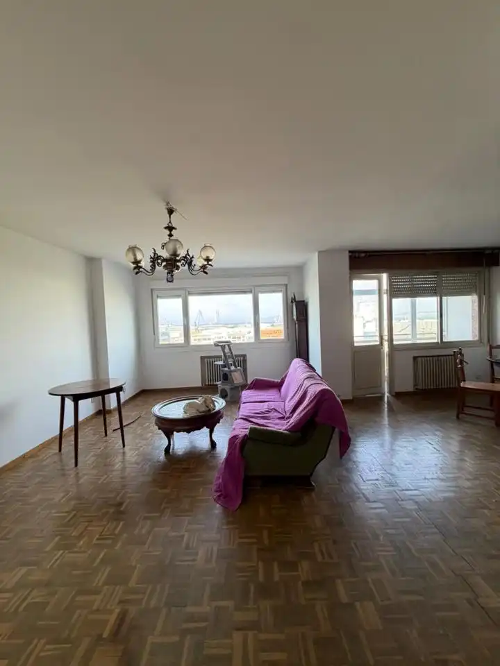 Living room of Flat for sale in A Coruña Capital   with Heating, Terrace and Storage room