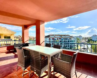 Terrace of Apartment to rent in Sotogrande  with Air Conditioner, Private garden and Parquet flooring