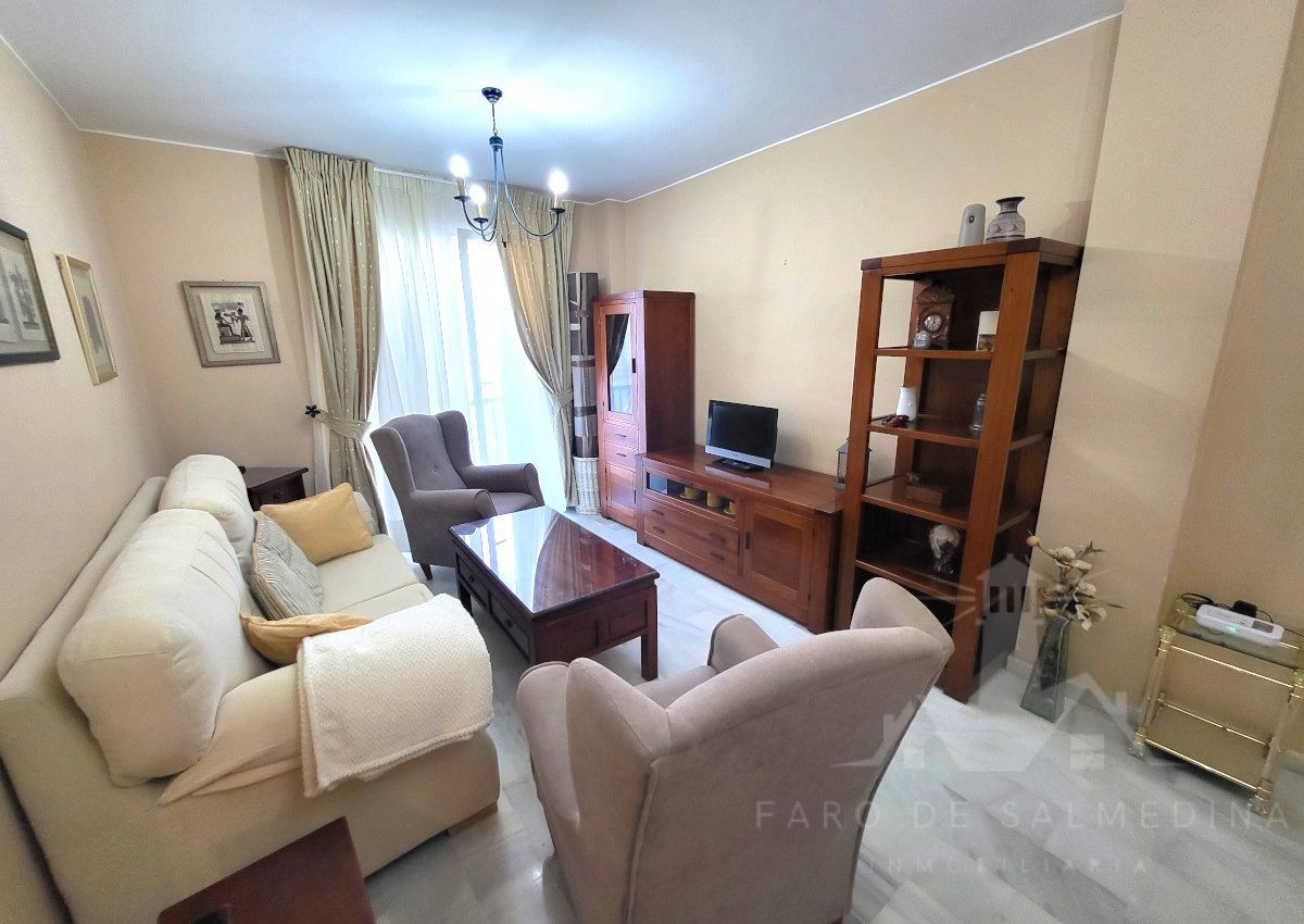 Living room of Flat for sale in Chipiona  with Air Conditioner, Furnished and Balcony