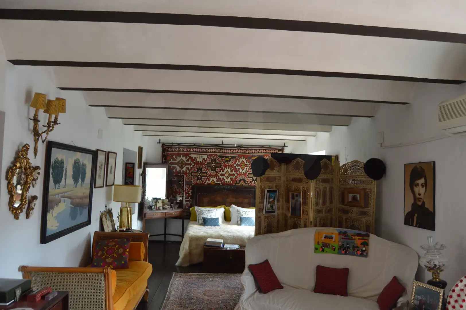 Sala d'estar de Finca rústica en venda en Piedrabuena amb Aire condicionat, Calefacció i Terrassa