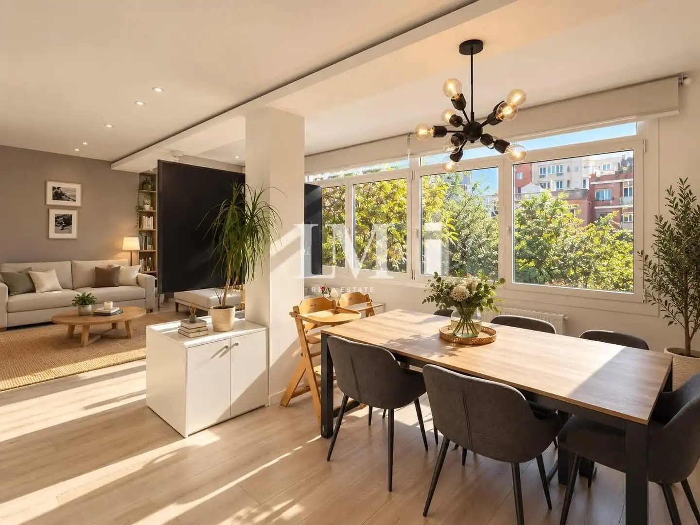 Sala d'estar de Apartament en venda en Gràcia