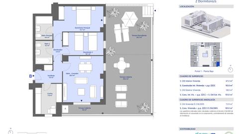 Photo 2 from new construction home in Flat for sale in Parcelas R. y R., Palmas Altas, Bellavista, Sevilla