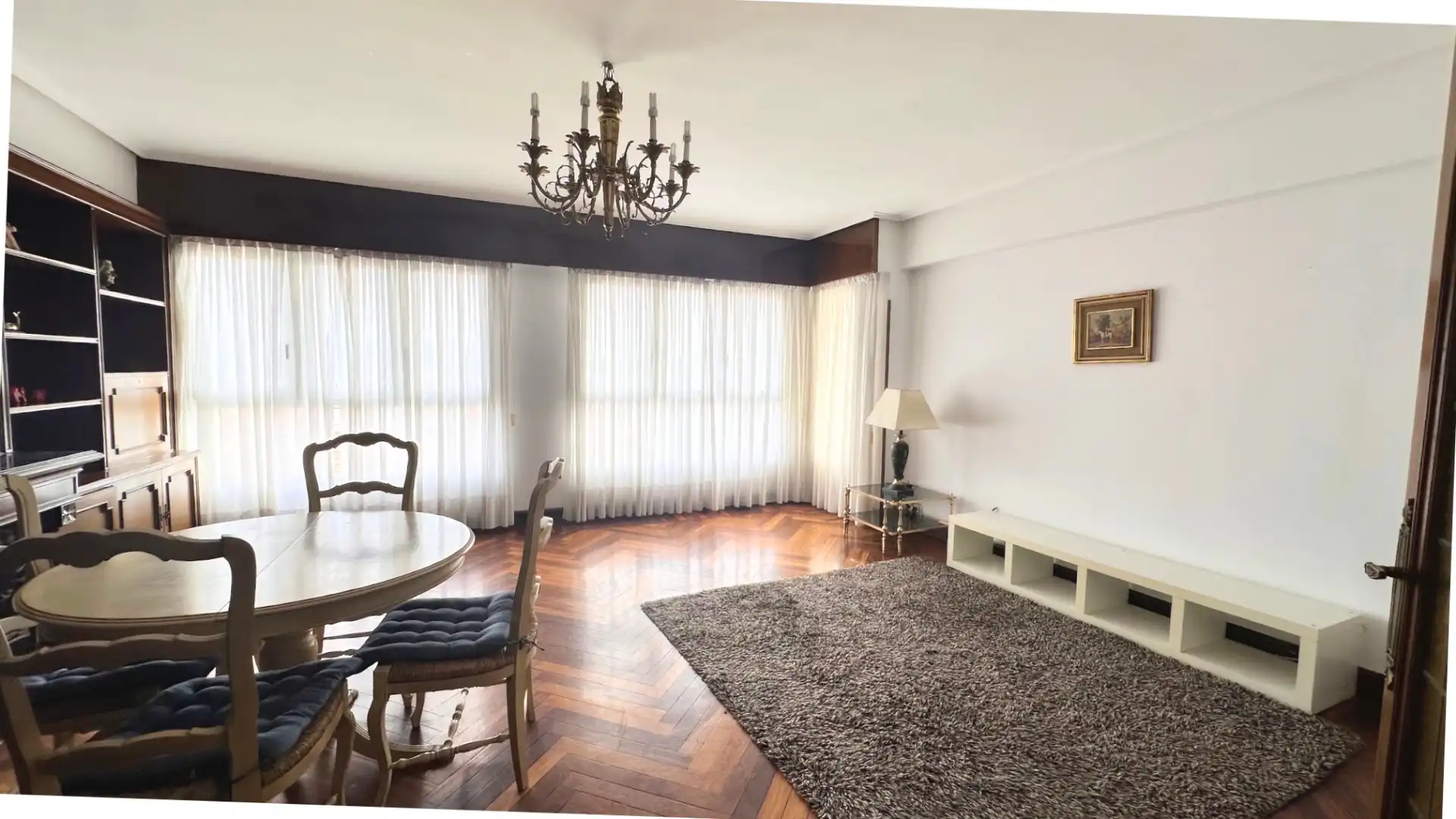 Wohnzimmer von Wohnung zum Verkauf in Portugalete mit Heizung, Terrasse und Möbliert