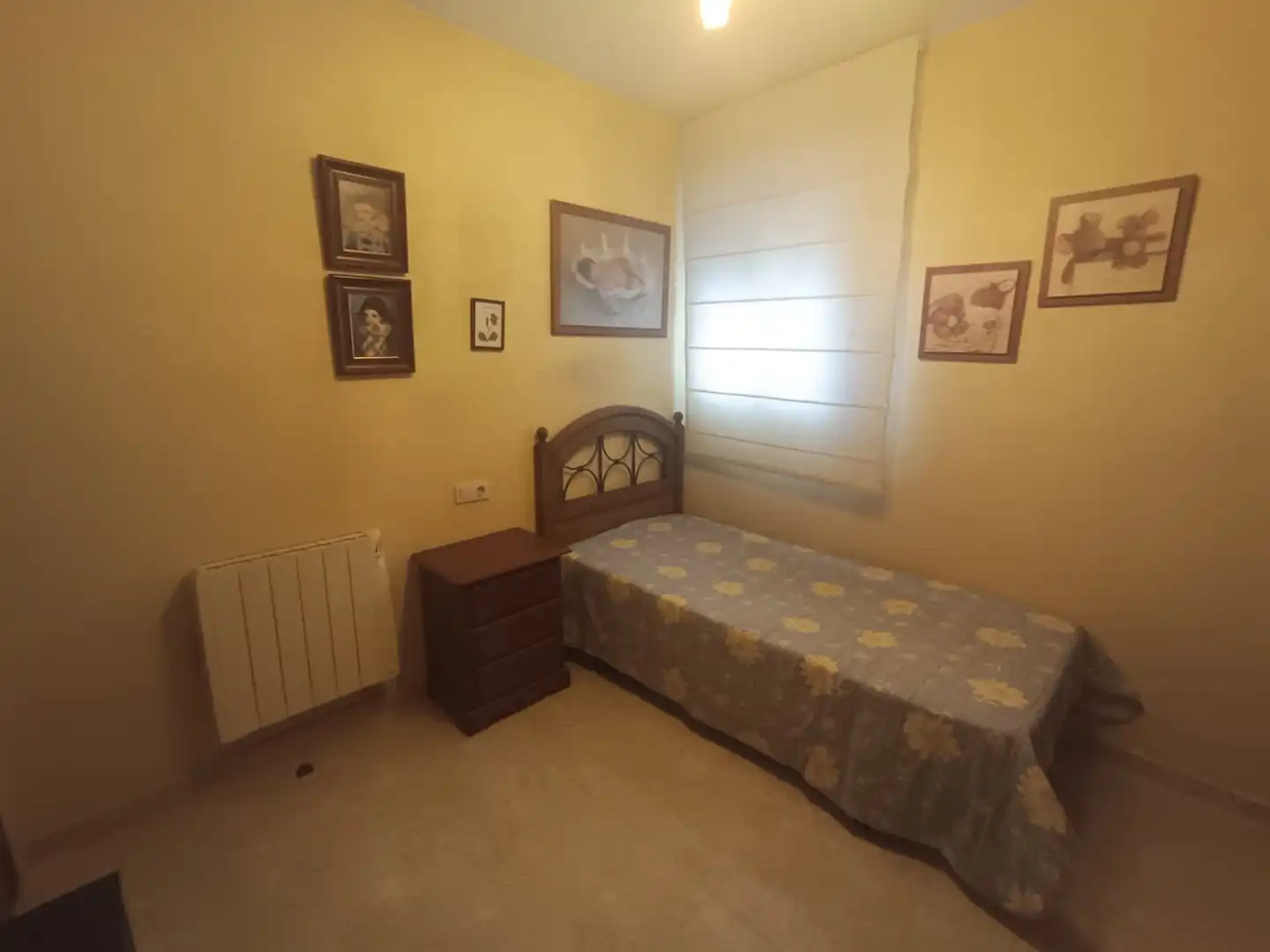 Schlafzimmer von Wohnung zur Miete in Burriana / Borriana mit Klimaanlage, Heizung und Möbliert