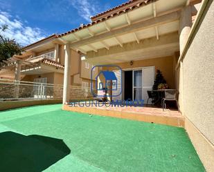 Exterior view of Single-family semi-detached for sale in Mazarrón  with Air Conditioner, Terrace and Furnished