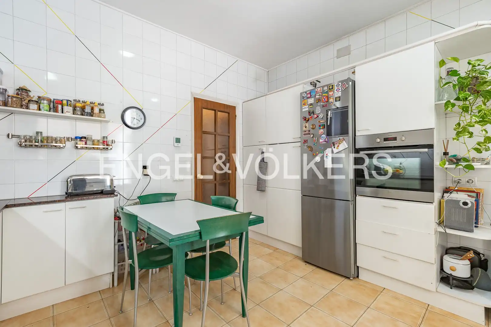 Cocina de Casa adosada en venta en Sabadell con Aire acondicionado, Calefacción y Parquet