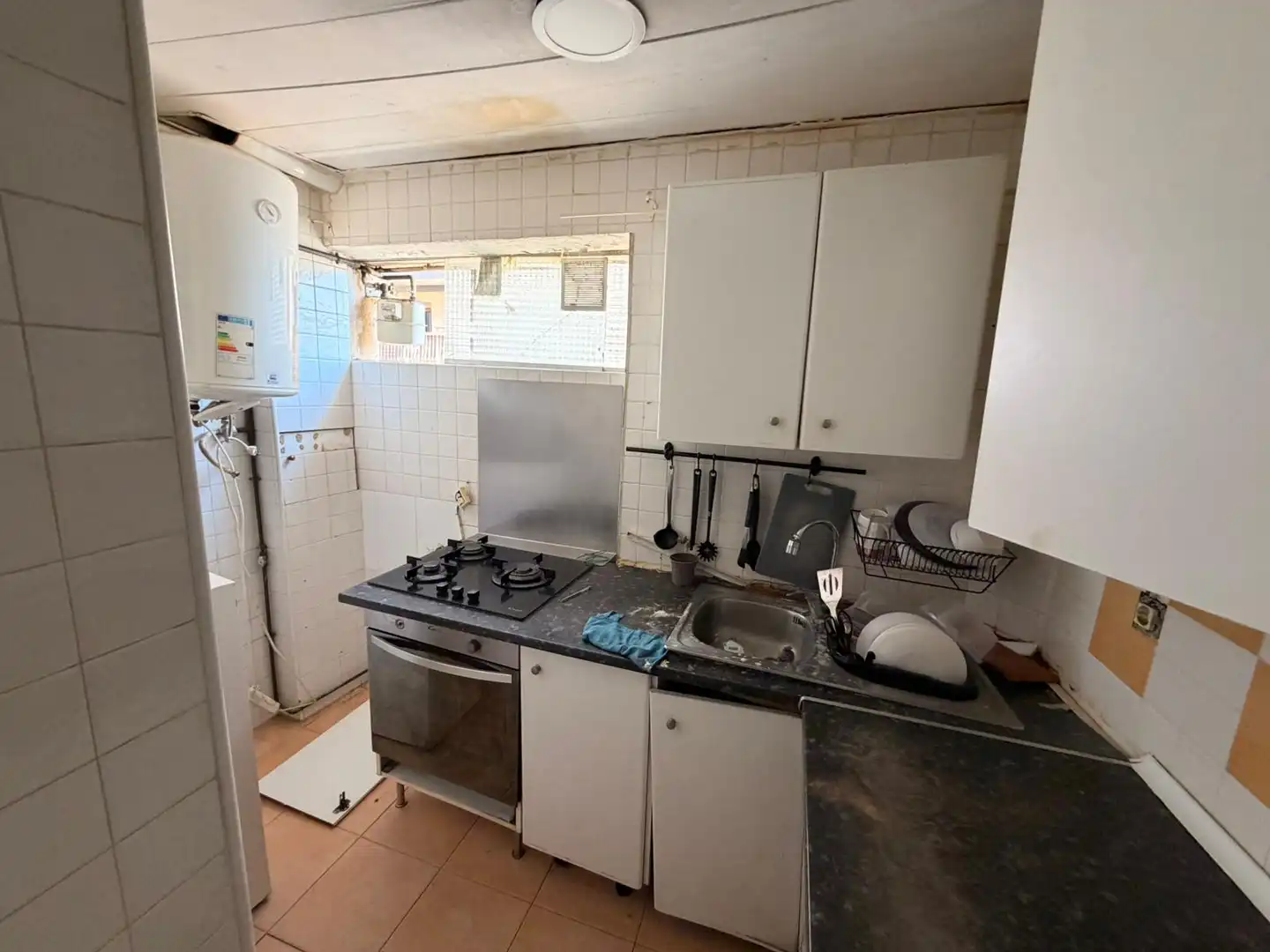 Küche von Wohnung zum Verkauf in Barcelona mit Möbliert und Balkon