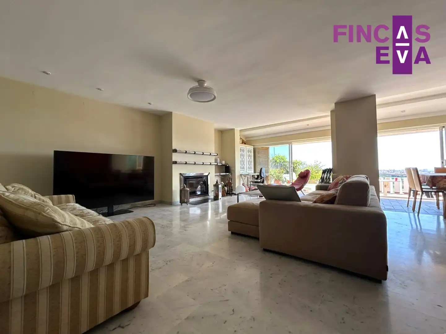 Sala de estar de Casa o chalet de alquiler en Altafulla con Aire acondicionado, Calefacción y Jardín privado