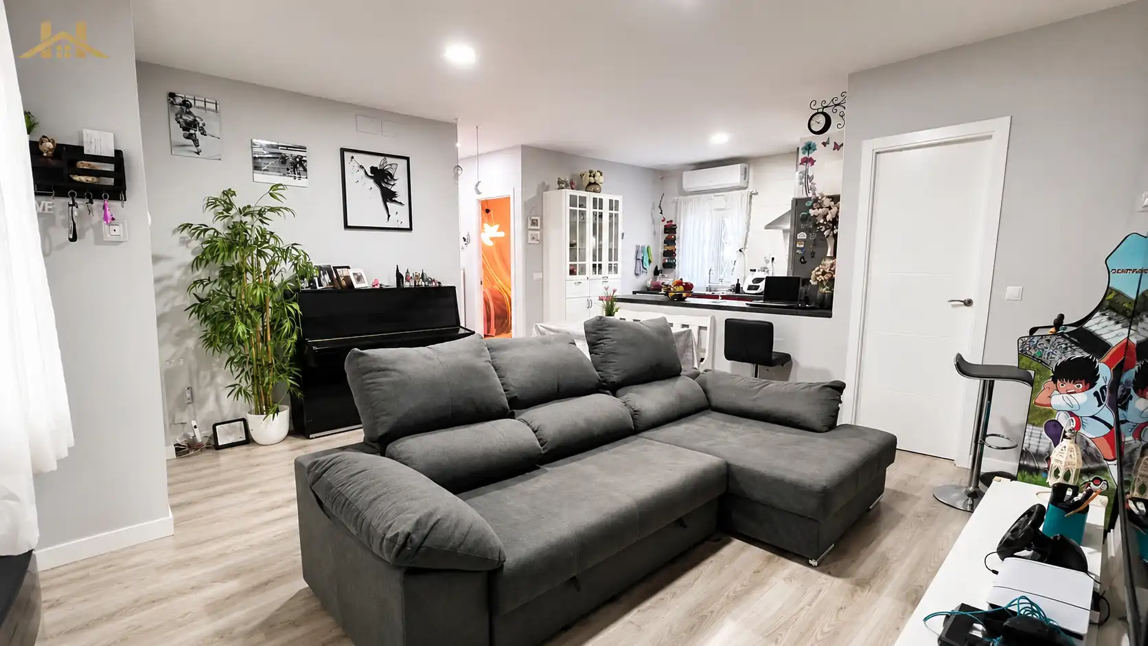 Living room of Houses for sale in Collado Villalba  with Air Conditioner, Heating and Storage room