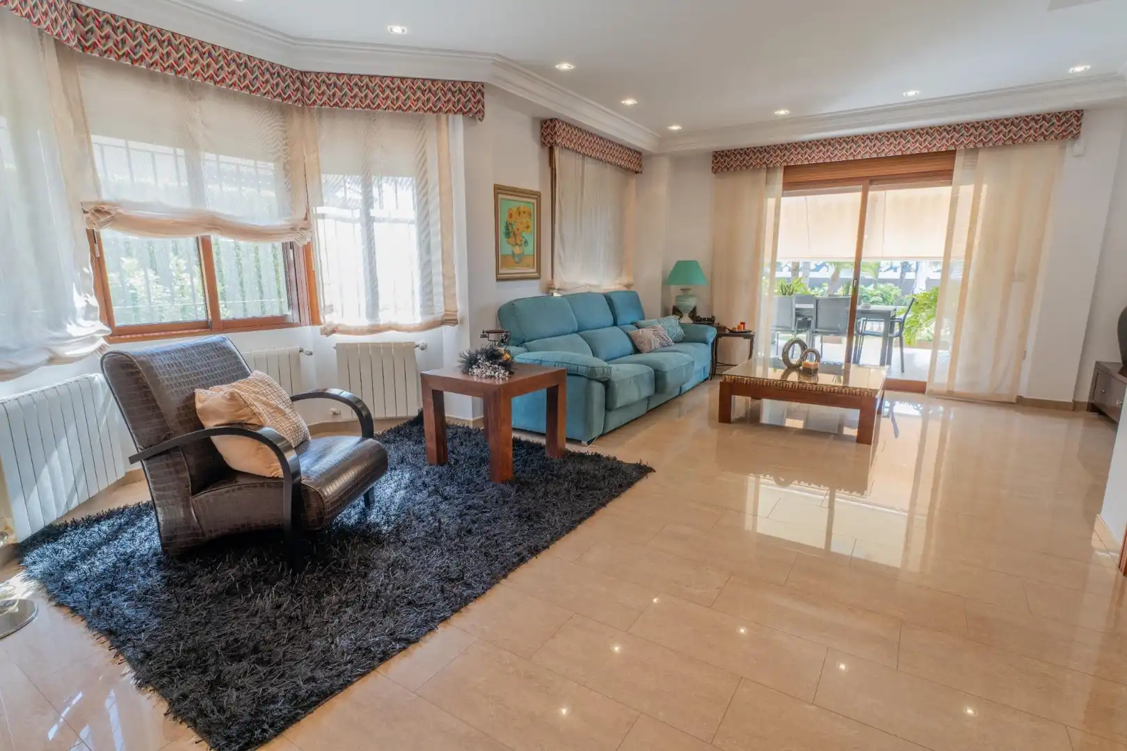 Living room of Houses for sale in Elche / Elx  with Air Conditioner, Heating and Private garden