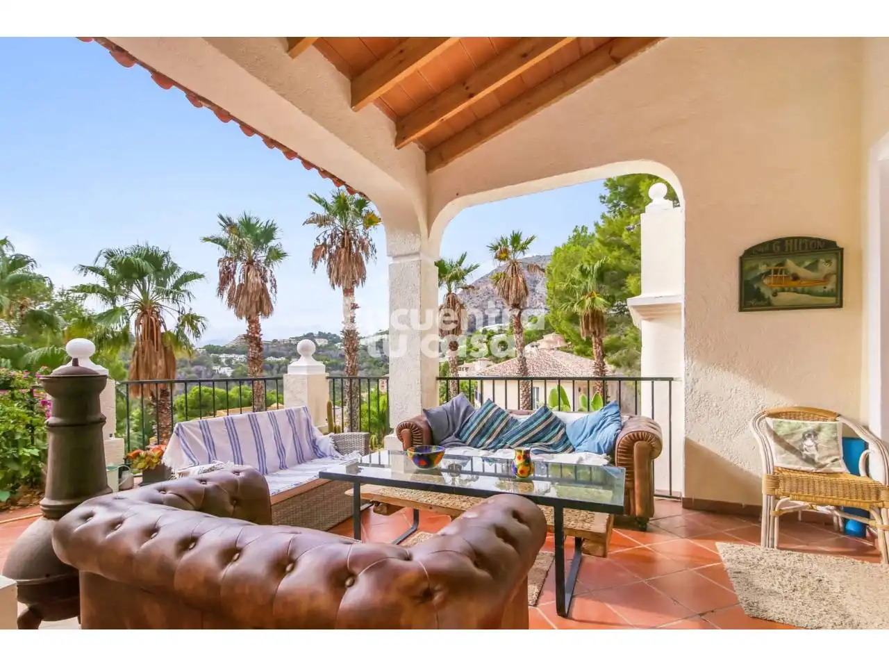 Terraza de Casa o chalet en venta en Altea con Aire acondicionado, Calefacción y Jardín privado