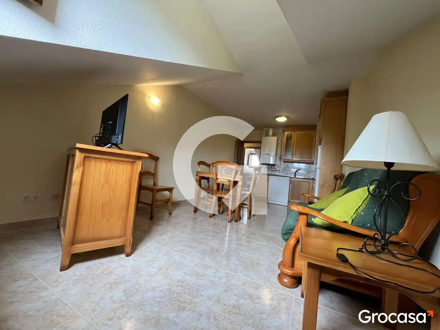 Sala d'estar de Àtic en venda en Laspaúles amb Calefacció, Moblat i Forn