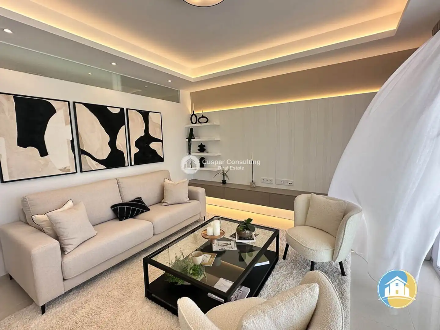 Sala de estar de Apartamento en venta en Rojales con Calefacción, Jardín privado y Terraza