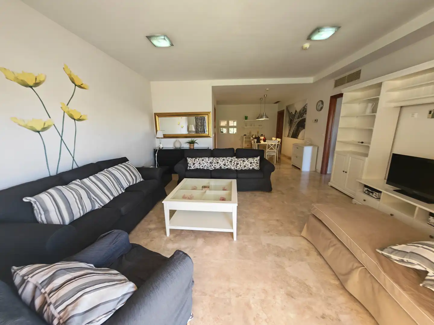Living room of Flat for rent in Alhaurín de la Torre  with Air Conditioner, Heating and Private garden