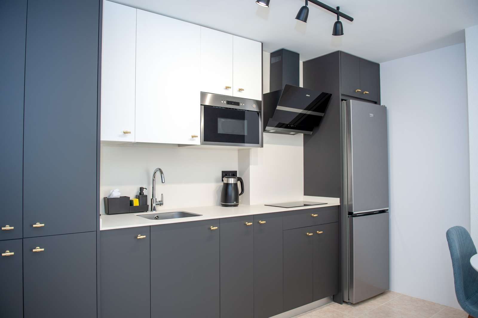 Cocina de Apartamento para compartir en Salamanca Capital con Aire acondicionado, Calefacción y Terraza